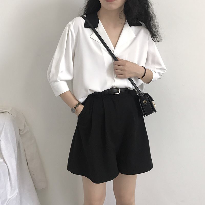 [Hình thật độc quyền THESIX.VN] Quần short vải ulzzang căn bản