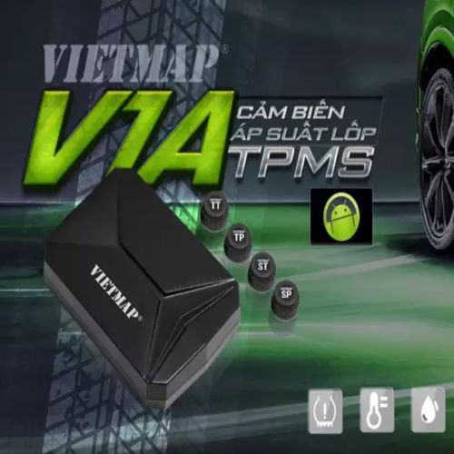 CẢM BIẾN ÁP SUẤT LỐP TÍCH HỢP VỚI MÀN HÌNH DVD ANDROID - VIETMAP V1A