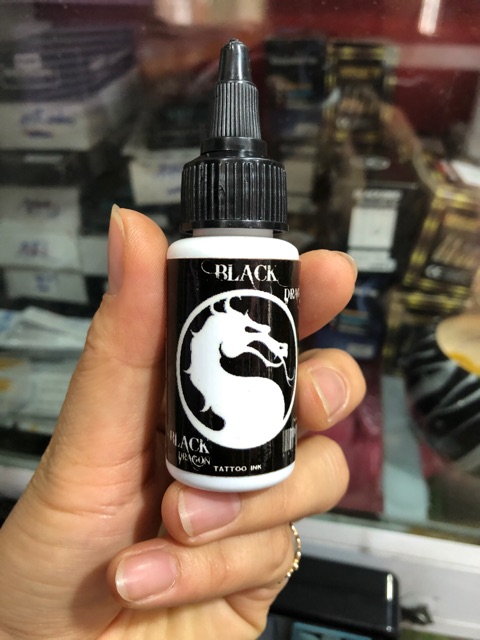 Mực xăm siêu đen back Dragon chai 30ml