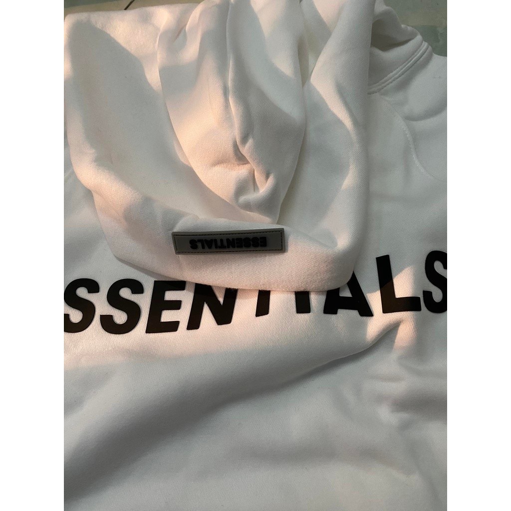 Áo nỉ hoodie Essentials In cao su nổi , áo nỉ bông unisex nam nữ phong cách Ulzzang - Gin Store