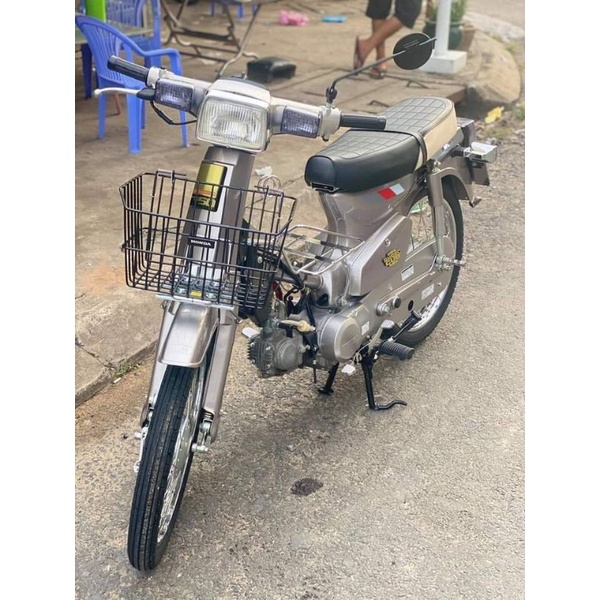 Yên dài cho Cub - mẫu yên caro