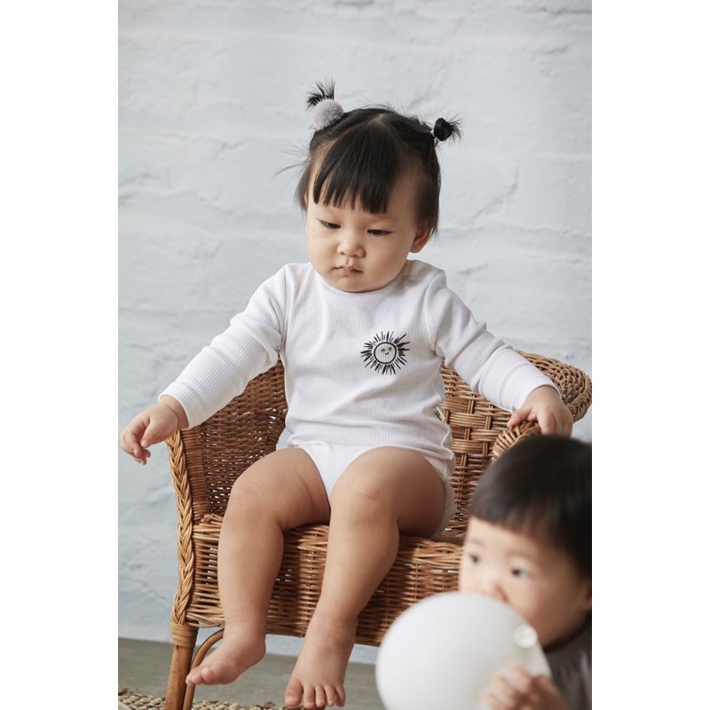 Bộ áo body và quần thun gân Tre baby collection5