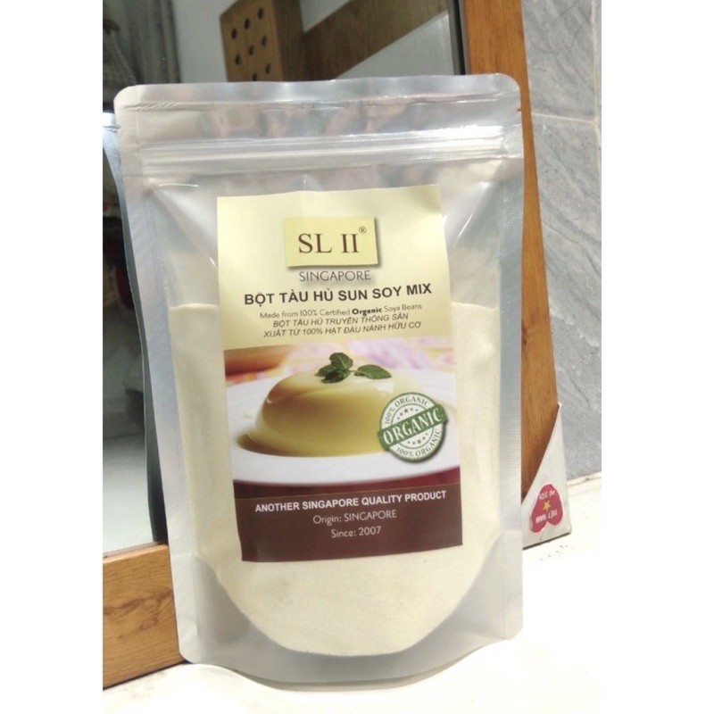 Bột tàu hũ Sun Soy Mix Singapore 450g / bột tàu hũ hữu cơ