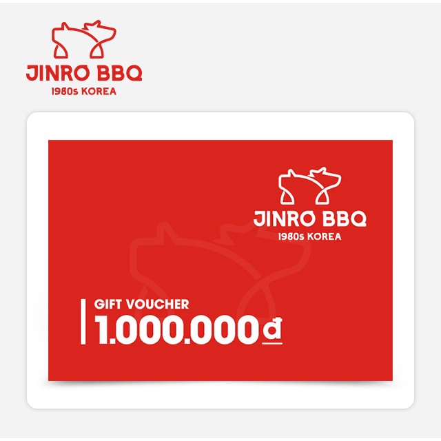 Bắc Ninh, Hà Nội [Evoucher] Jinro BBQ Phiếu quà tặng trị giá 1000K