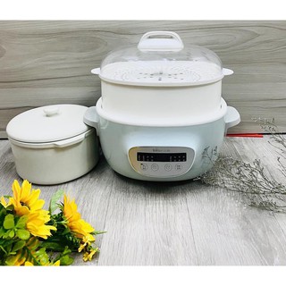 Free ship- nồi nấu cháo bear, nồi hấp bear, nồi nấu cháo chậm nồi bear 1.6l, 2.5l