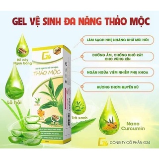 Gel vệ sinh phụ nữ thảo mộc - An toàn, nhẹ dịu từ thảo mộc