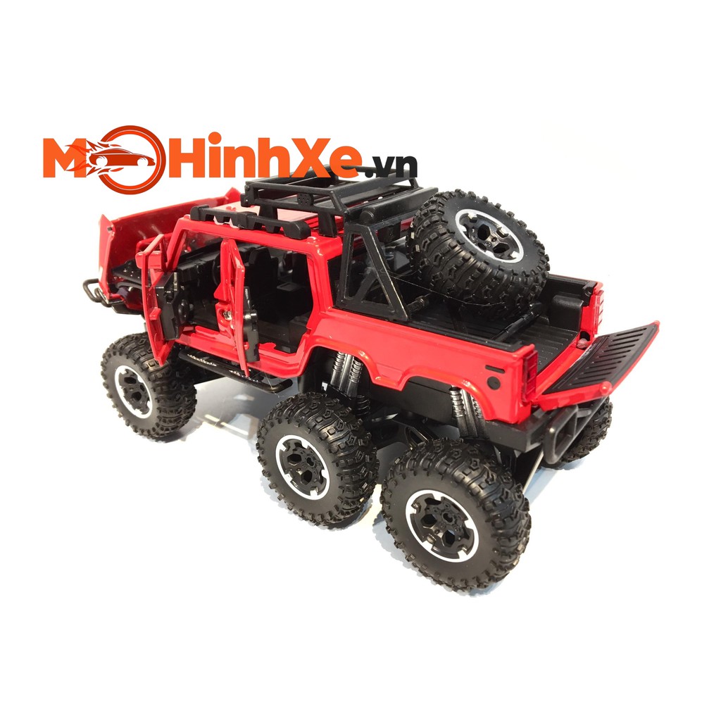 MÔ HÌNH XE HUMMER H2 SUT 6X6 OFF-ROAD 1:32 TY MODELS