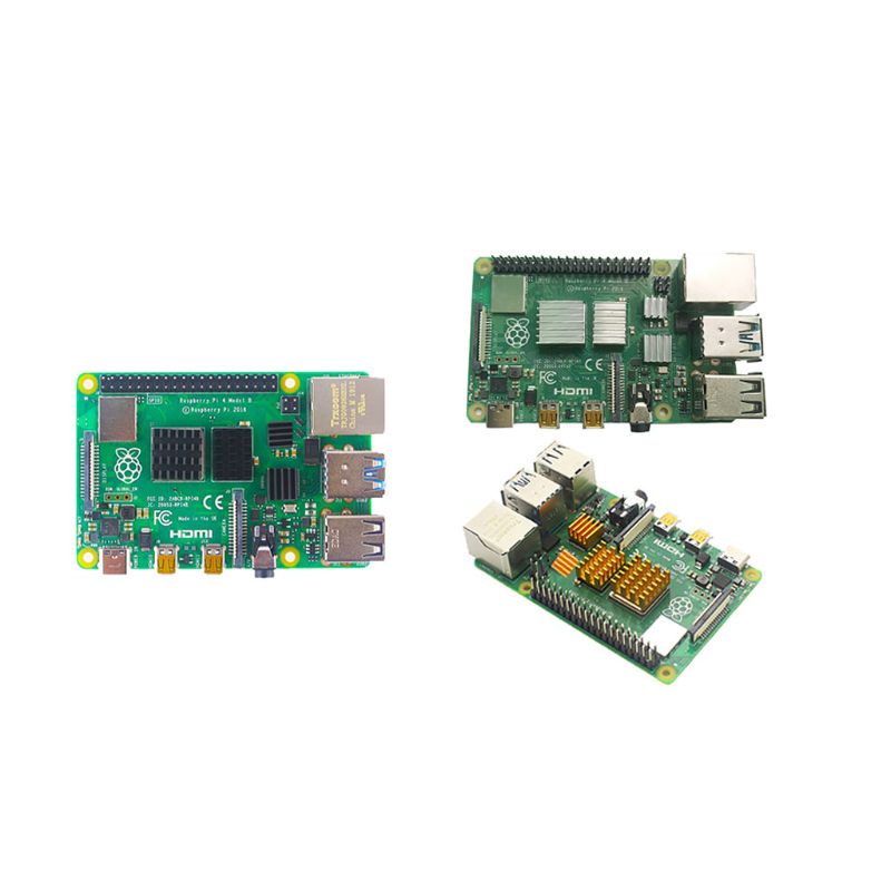 Set 3 bộ tản nhiệt bằng nhôm kèm băng dính cho Raspberry Pi 4B | BigBuy360 - bigbuy360.vn