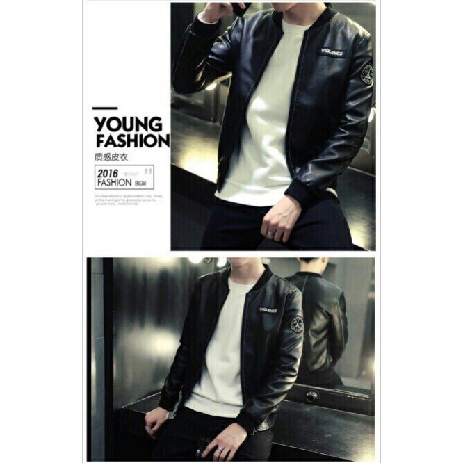 AO KHOAC DA VIOLENCE PHONG CACH ( nam nữ đều mặc được) | BigBuy360 - bigbuy360.vn