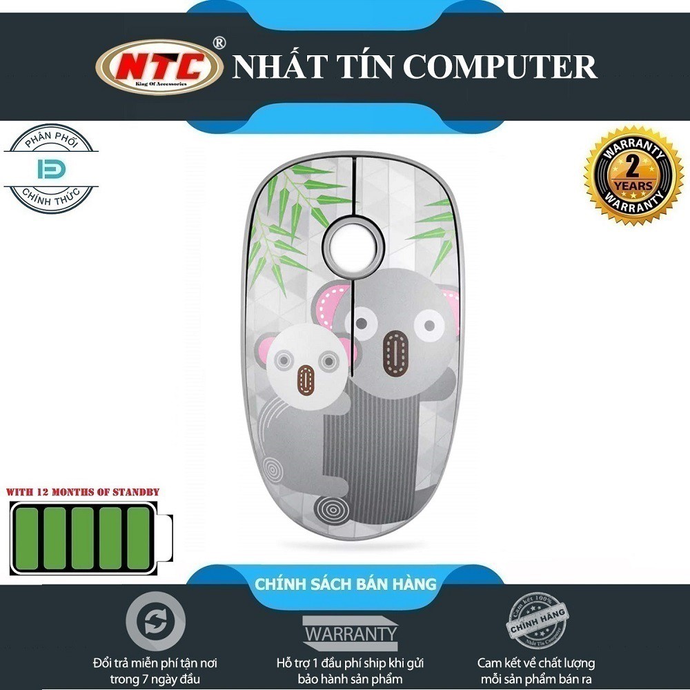 Chuột không dây Wireless FD V8 pin dùng đến 12 T (4 màu) | BigBuy360 - bigbuy360.vn