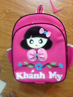 #Ba lô handmade com bo cho khách si
