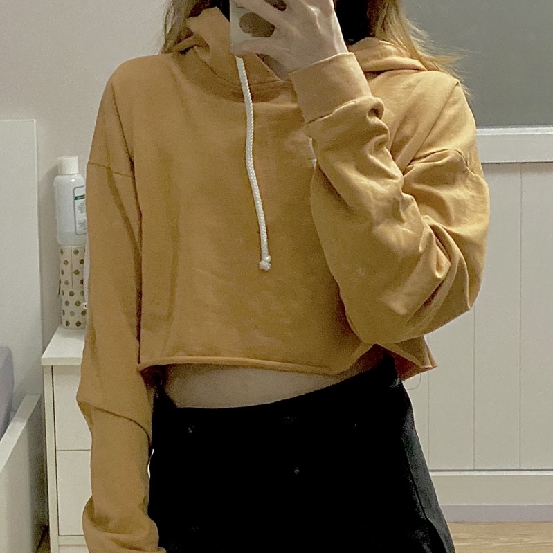 ÁO HOODIE CROPTOP