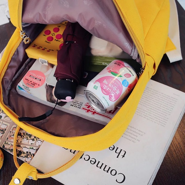 Balo đi học vải bố cực đẹp , balo du lịch thời trang ulzzang