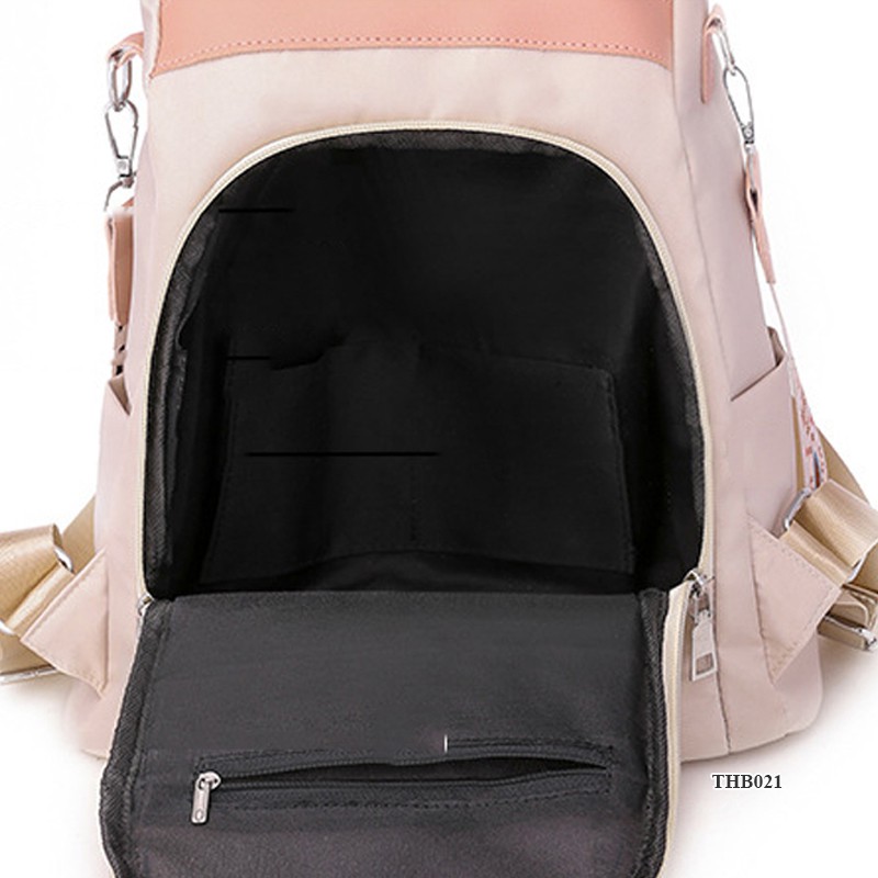 Balo nữ siêu nhẹ, chống trộm, chống thấm - Balo mini đi làm, đi chơi, du lịch THB021