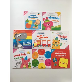 Sách -Ehon song ngữ Việt Anh bồi dưỡng tâm hồn bé thơ (bộ 8 cuốn có file nghe)