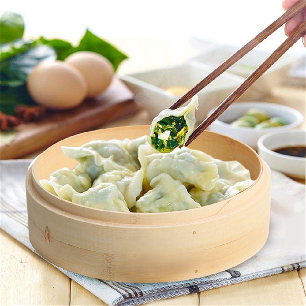 Bộ Nồi Hấp Bánh Bao Mini Bằng Tre Chống Bỏng Cho Nhà Bếp