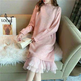 Váy len bầu chất len tăm xịn xò
