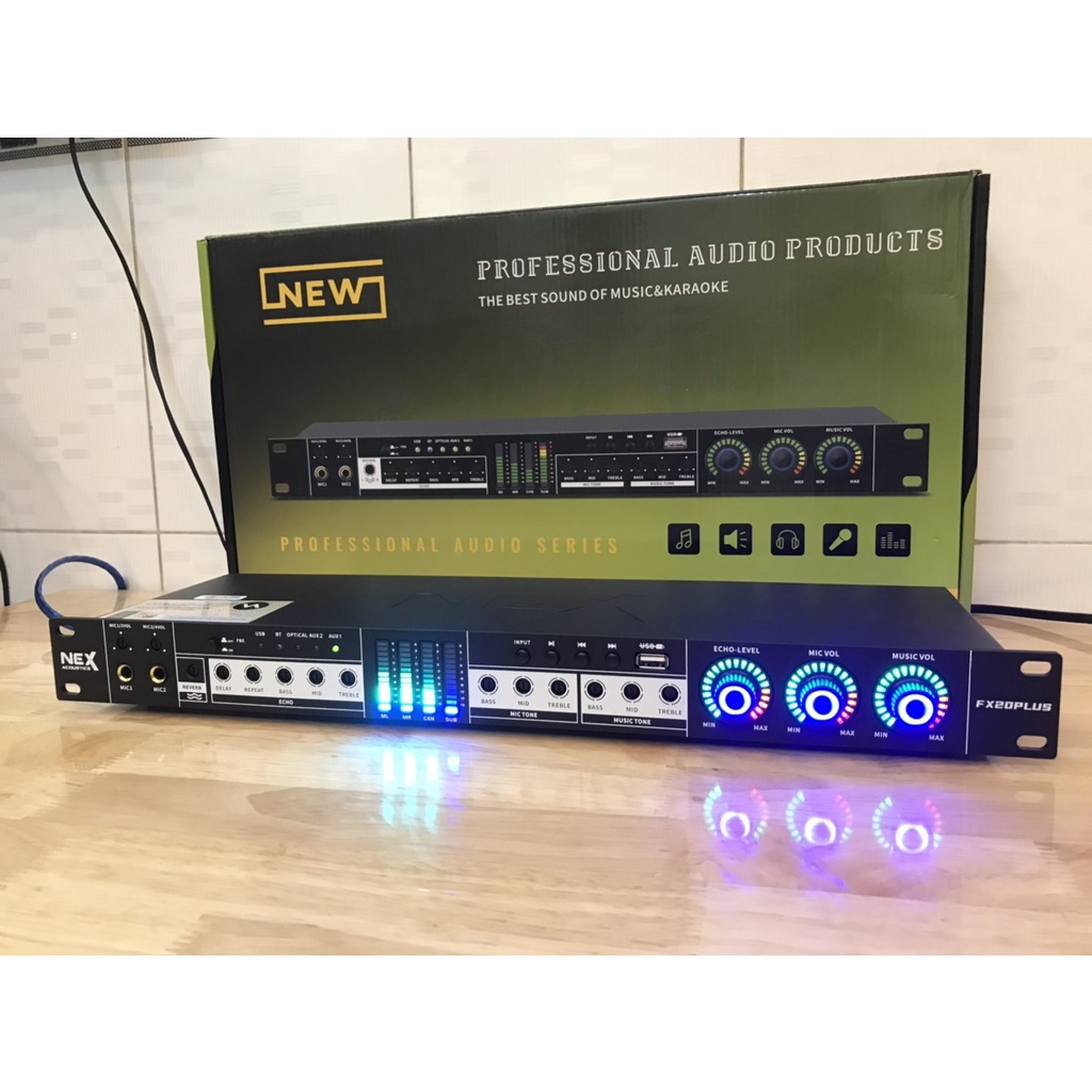 Vang cơ FX20 Plus - chống hú, bluetooth, cổng quang