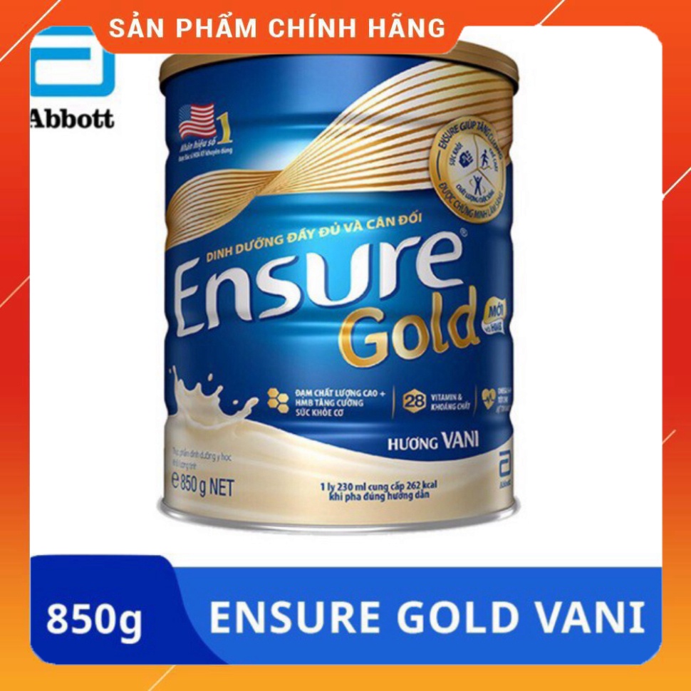 Sữa Ensure gold hương Vani 850g