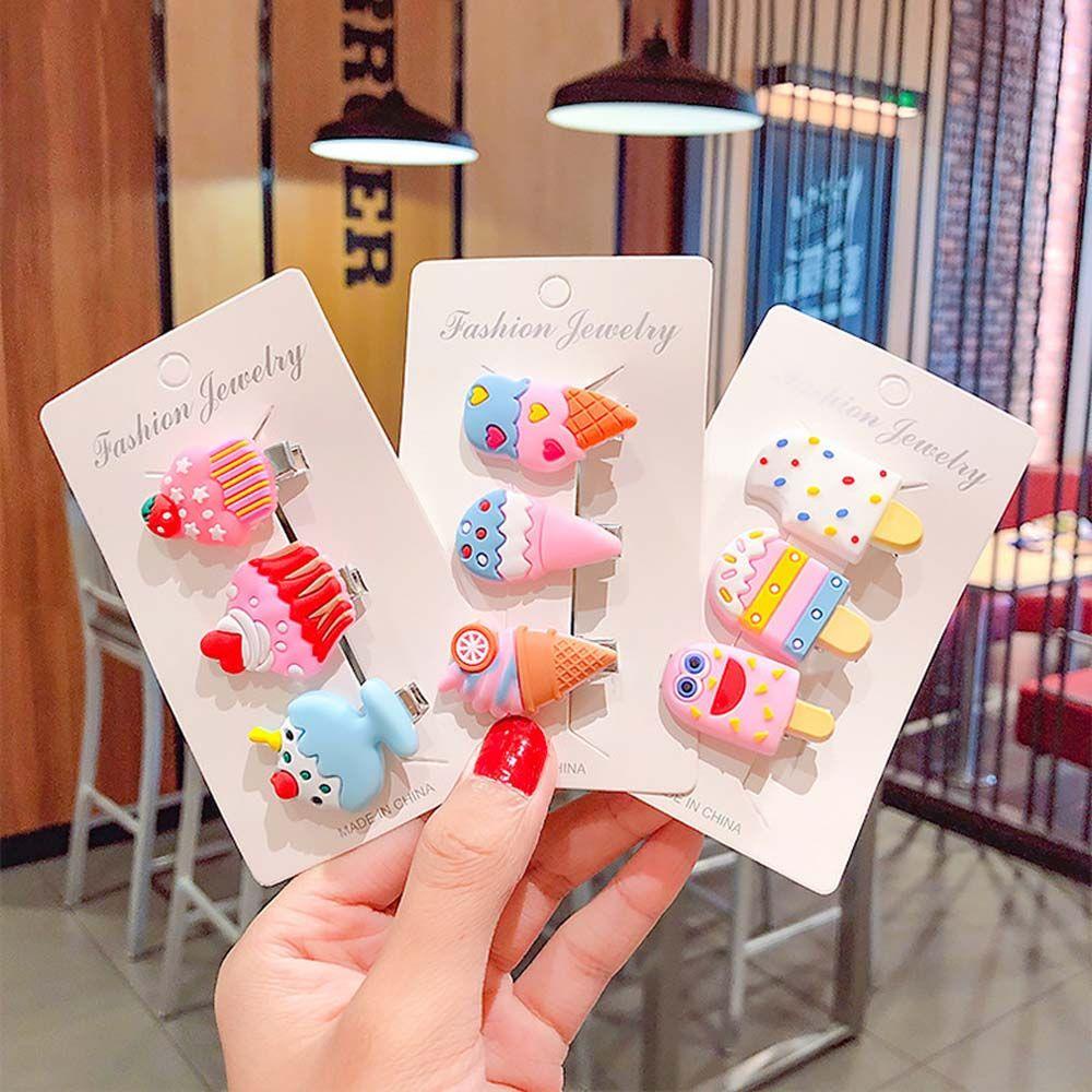 QQMALL Set 10 Kẹp Tóc Hoạt Hình Nàng Tiên Cá Cho Bé