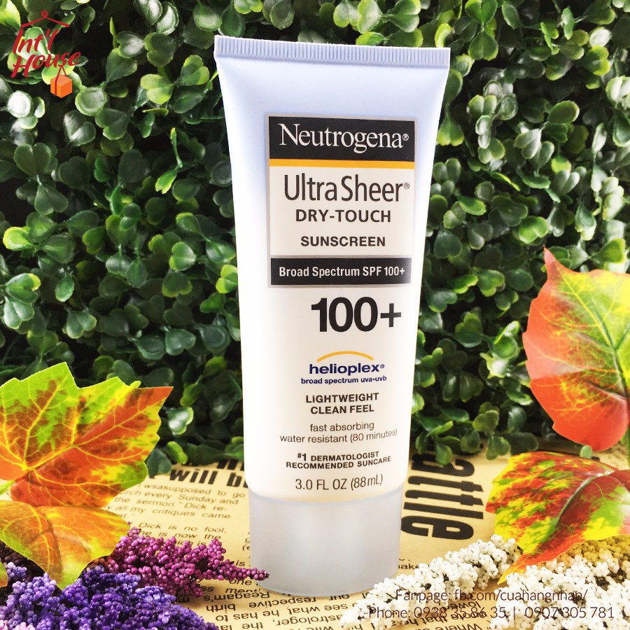 Kem chống nắng Neutrogena Ultra Sheer Dry Touch SPF 100 (88ml) - Authentic USA