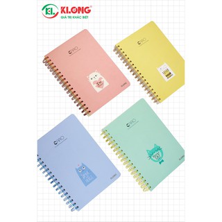 SỔ CARO B5 LÒ XO KÉP – 200 TRANG – ĐỊNH LƯỢNG 120GSM KLONG
