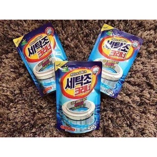 Combo 4 gói tẩy lồng máy giặt 450g.