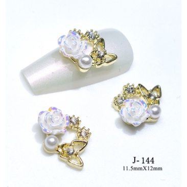 Charm hoa nơ trang trí nail