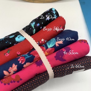 Vải tập may giá rẻ- vải cotton co giãn - set vải 6 tấm