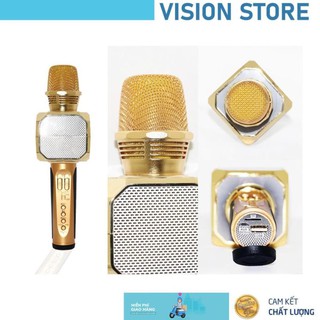 [GIÁ TẬN GỐC]  Mic bluetooth karaoke cực hay SD10 không dây thu âm tốt kèm loa - Micro hát cực hay - Bảo Hành 6 Tháng