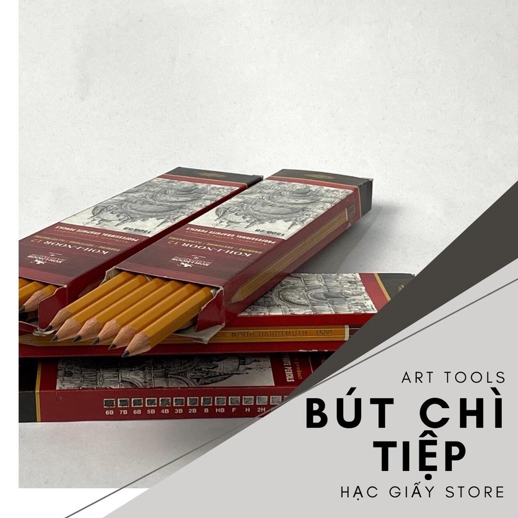 Bút chì tiệp KOH-I-NOOR chính hãng từ HB đến 8B