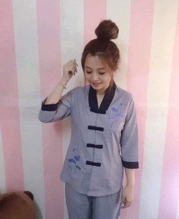 quần áo đi chùa , la hán phối