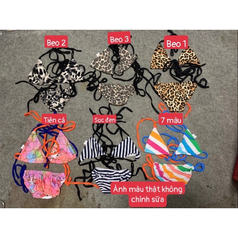 bộ bơi bikini 2 mảnh sang chảnh bé gái ( ảnh thật )