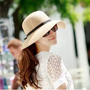 Mũ Cói Nữ Rộng Vành Đi Biển Cực Xinh Xắn UMI M10