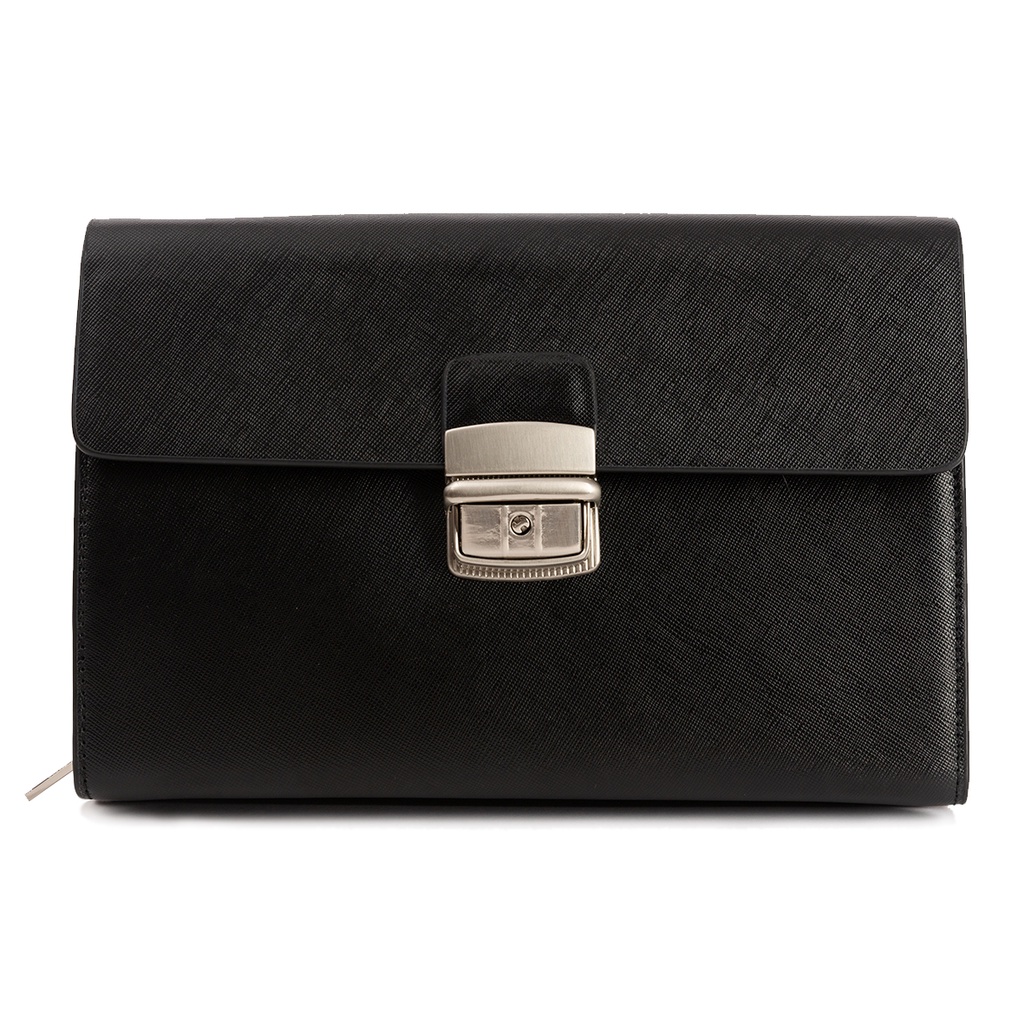 CAESA PARIS BLACK CLUTCH