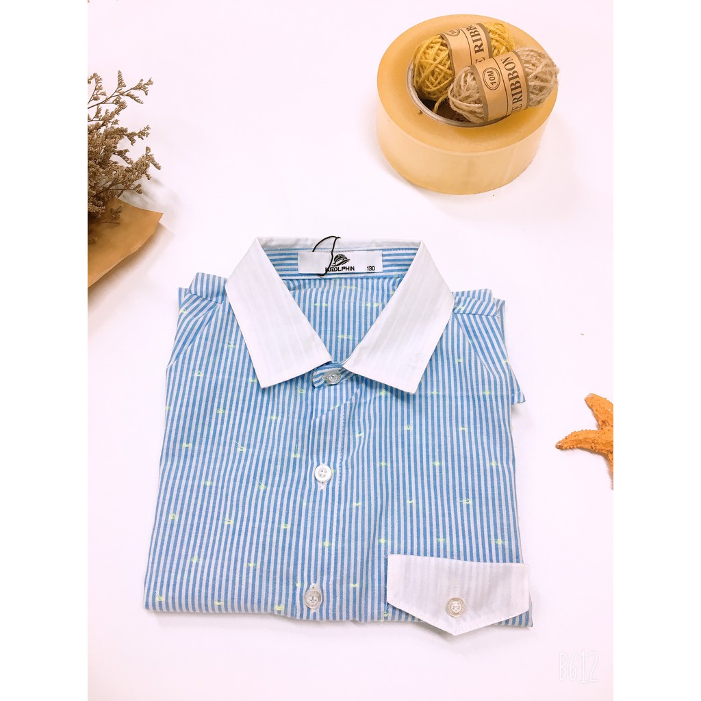 Áo sơ mi cho bé trai sành điệu hàng Shop thiết kế - AW21-T01