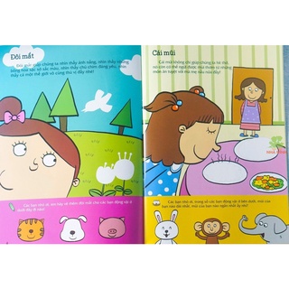 Sách - Combo 6 cuốn 300 Miếng Bóc Dán Thông Minh