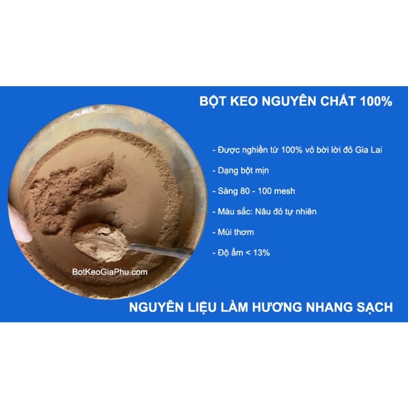 1kg bột keo bời lời làm nhang