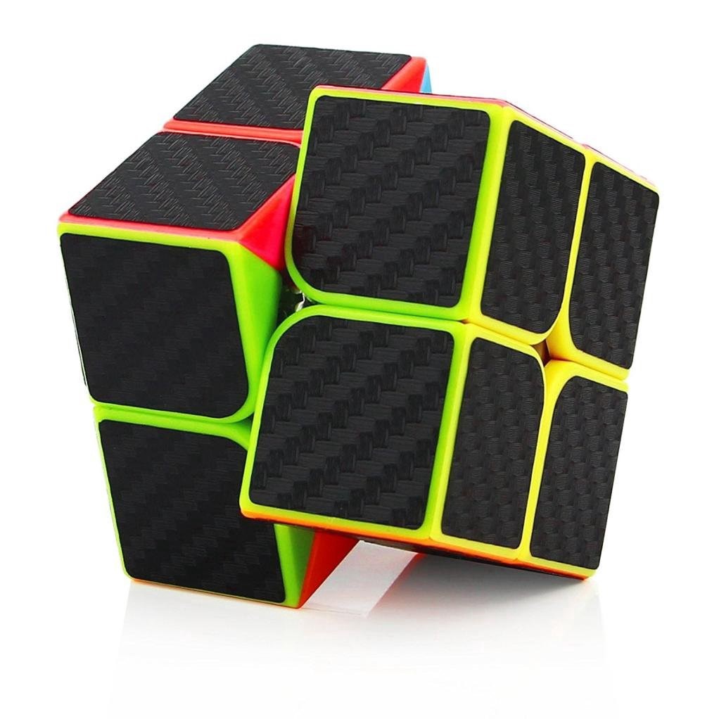 Rubik Carbon MoYu MeiLong 2x2, Rubik 2×2  Xoay Nhanh Mượt