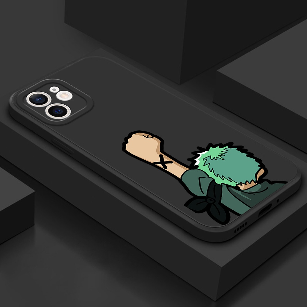 Ốp Điện Thoại Silicon Dẻo Họa Tiết Hoạt Hình One Piece Zoro Cho iPhone XR X XS Max 6 6S 7 8 Plus 11 Pro Max SE 2020