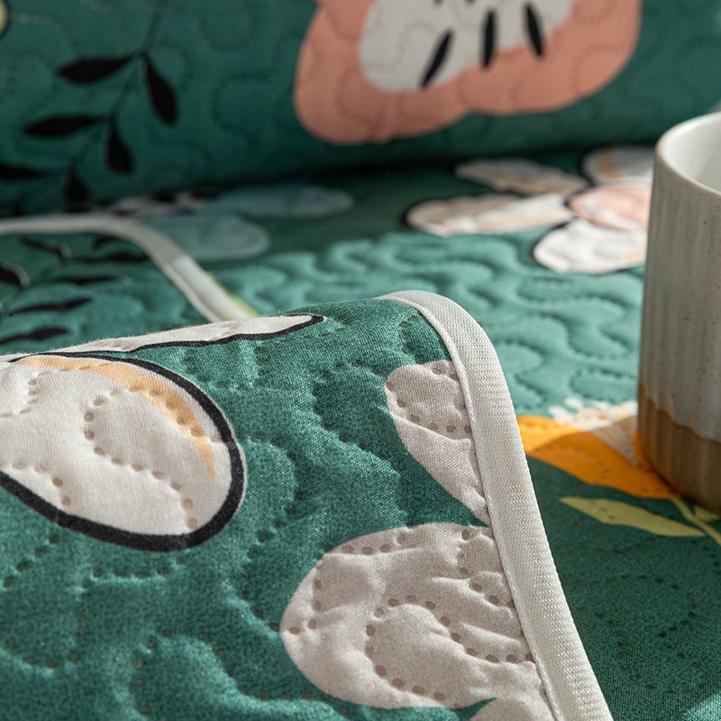 Vỏ Bọc Đệm Ghế Sofa Chống Trượt In Họa Tiết Hoa Đơn Giản Thông Dụng Trang Trí Nhà Cửa