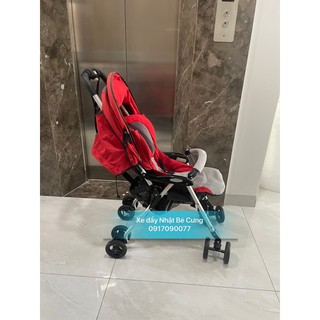 xe đẩy combi wellflat 1c3tt đỏ