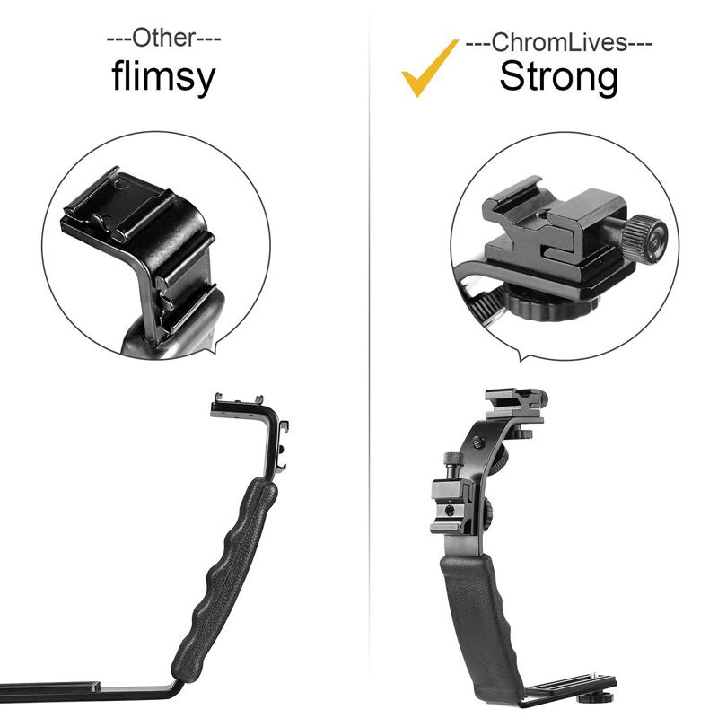 Giá Đỡ Chữ L Có Ốc Vít 1 / 4 inch Cho Máy Ảnh Dslr
