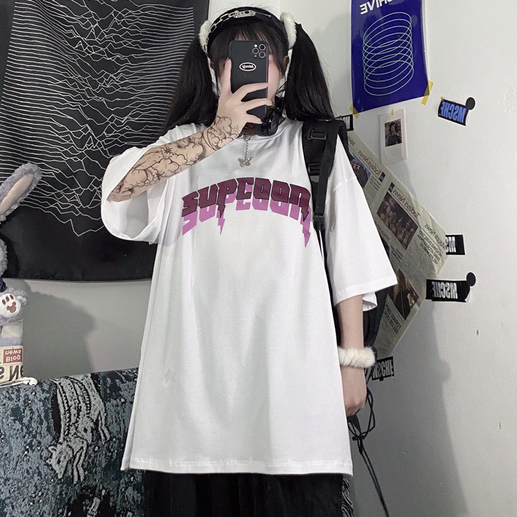 Áo thun tay lỡ form rộng unisex Neko.sg ATL164