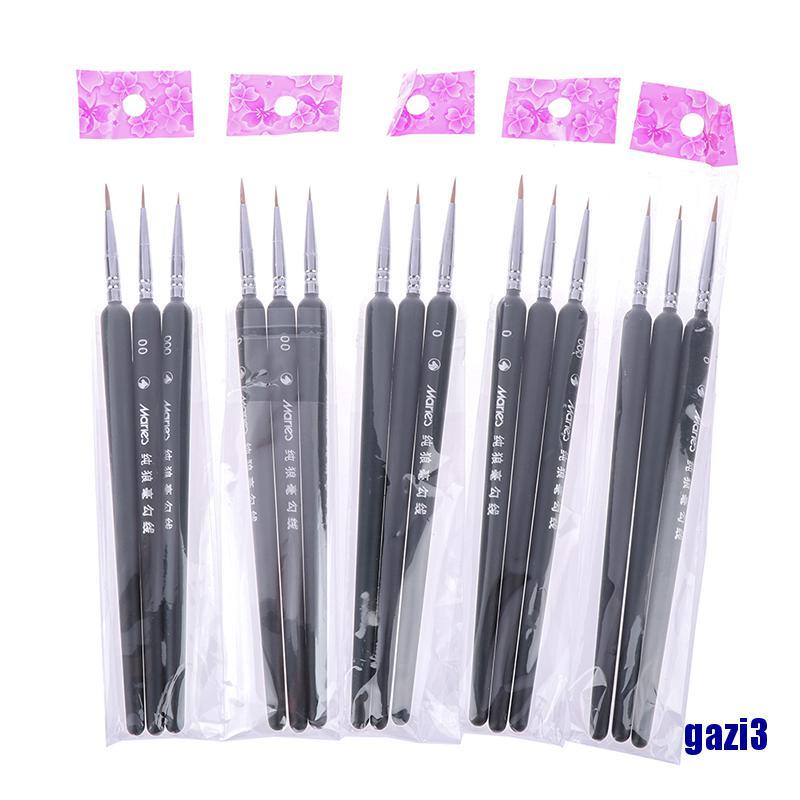 Bộ 3 Cọ Vẽ Tranh Chuyên Nghiệp