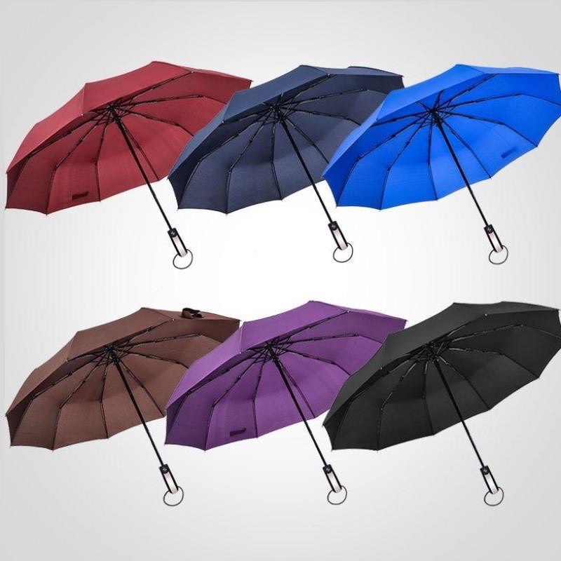 Ô Dù 10 Nan Tự Động Gấp Gọn Đóng Mở 2 Chiều Chống Tia UV- Dù Bấm Vải Dù Cao Cấp Hàng Xuất Khấu