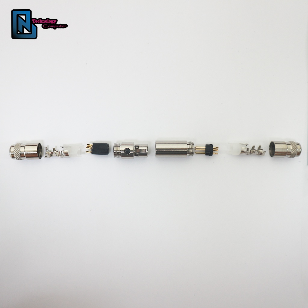 Bộ Mini Xlr 4 Lõi Connecter Dạng Nhấn Gài Phong Cách Hàng Không Phù Hợp Làm Dây Custom Bàn Phím Sạc Truyền Dữ Liệu