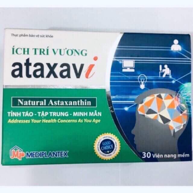 Hoạt huyết ích trí vương ataxavi - giúp tỉnh táo, tập trung, minh mẫn....