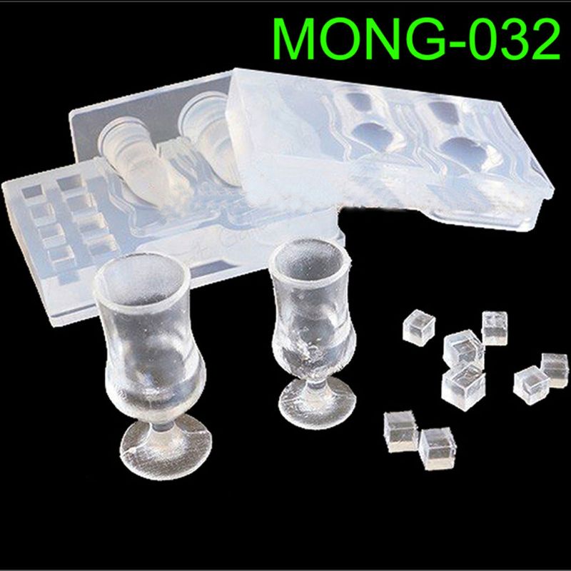1 Bộ Khuôn Silicon Làm Bình Hoa Khô Bằng Resin Epoxy Diy