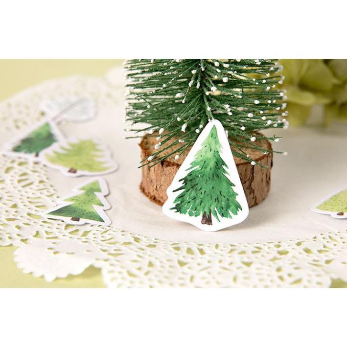 Bộ 45 Sticker Dán Hình Cây Trang Trí E63